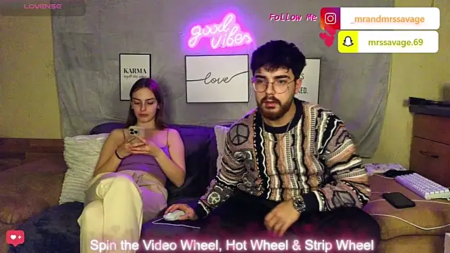 MrAndMrsSavage online show from January 2025 09:30:02 PM