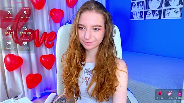 Snapshot of VioletShine chatting on February 2026 12:35:01 PM VioletShine online show from February 2026 12:35:01 PM