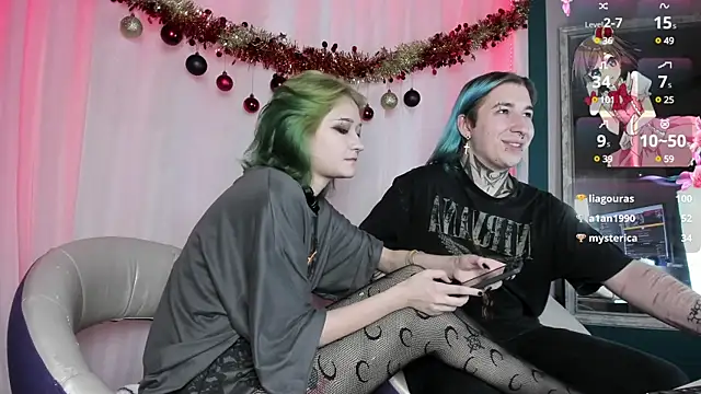 Snapshot of Milten-Trish chatting on December 2024 11:11:01 PM Milten-Trish online show from December 2024 11:11:01 PM