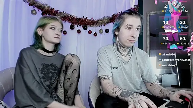 Snapshot of Milten-Trish chatting on December 2024 12:25:01 AM Milten-Trish online show from December 2024 12:25:01 AM