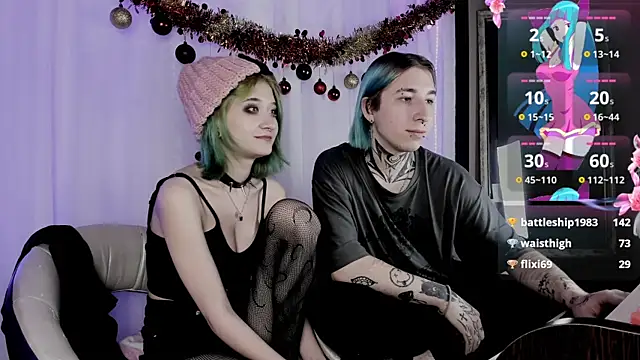 Snapshot of Milten-Trish chatting on January 2025 01:20:02 AM Milten-Trish online show from January 2025 01:20:02 AM