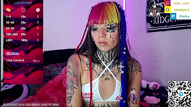 d3m0ny0 0 online show from January 2026 07:15:02 PM