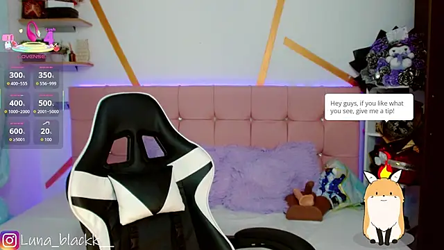 Luna blackk online show from December 2025 09:21:02 PM