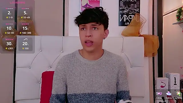 Axel  Evans online show from January 2026 12:18:01 PM