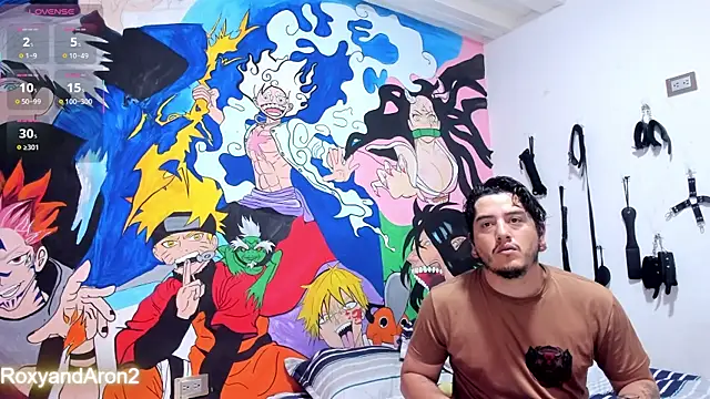 Snapshot of RoxyandAron2 chatting on October 2025 03:07:01 PM RoxyandAron2 online show from October 2025 03:07:01 PM