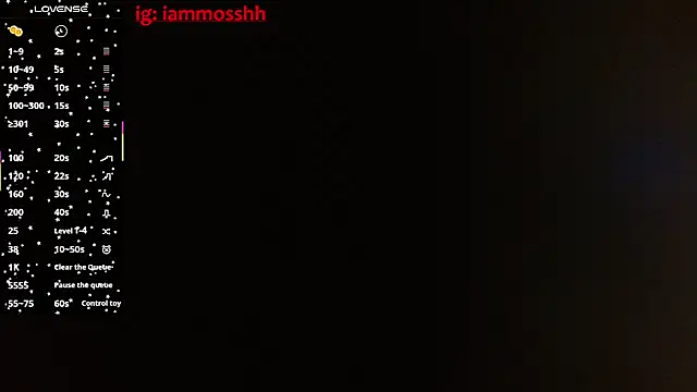 Isabella Mossh online show from October 2025 08:42:01 PM