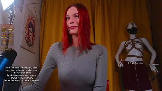 Giantess Eva online show from November 2025 05:46:02 PM