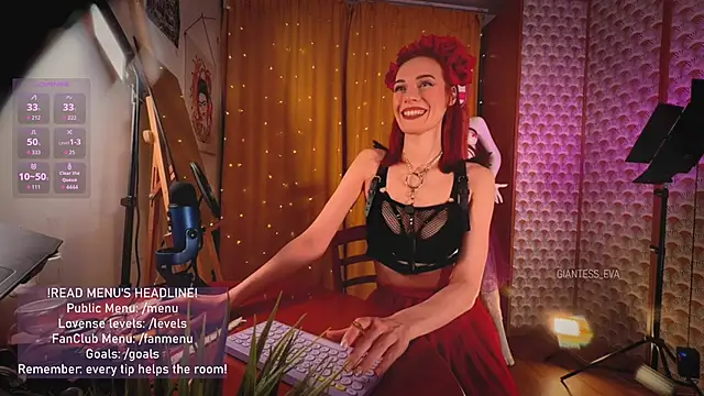 Giantess Eva online show from April 2026 05:51:01 PM