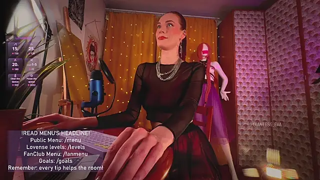 Giantess Eva online show from April 2026 04:10:02 PM