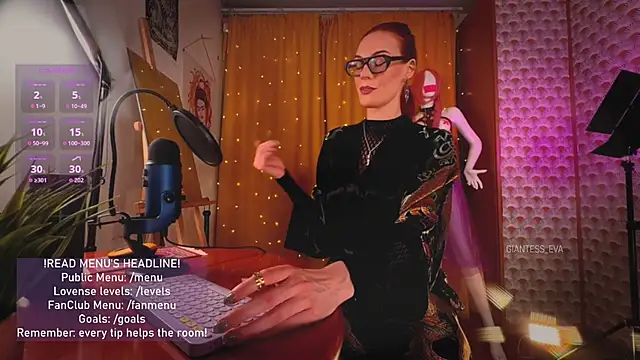 Giantess Eva online show from May 2026 09:23:01 PM