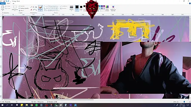 Snapshot of 3v1l chatting on November 2025 10:36:01 AM 3v1l online show from November 2025 10:36:01 AM