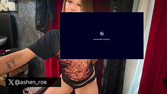 Snapshot of AshenRoe chatting on March 2026 12:12:01 AM AshenRoe online show from March 2026 12:12:01 AM