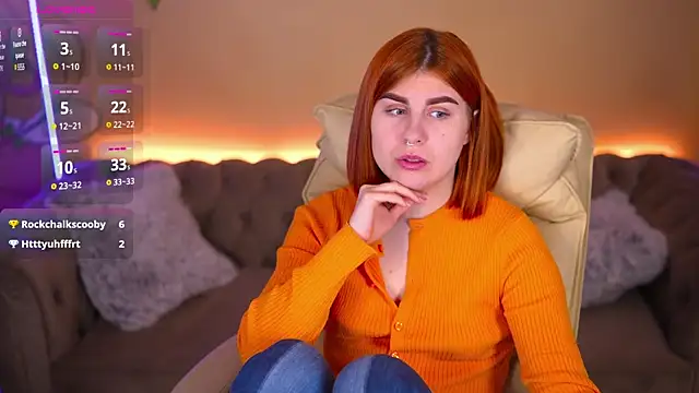 GingerPinky online show from April 2026 01:44:01 AM