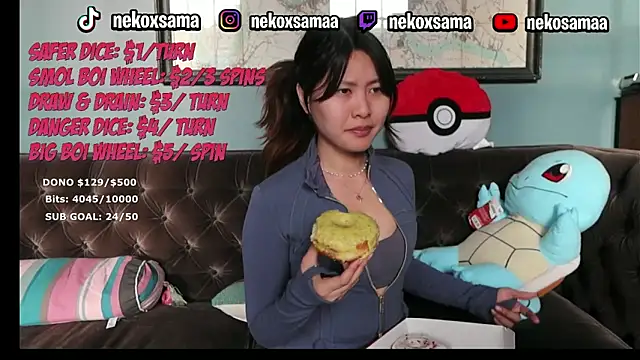 Snapshot of nekoxwaifu chatting on June 2026 06:52:01 PM nekoxwaifu online show from June 2026 06:52:01 PM
