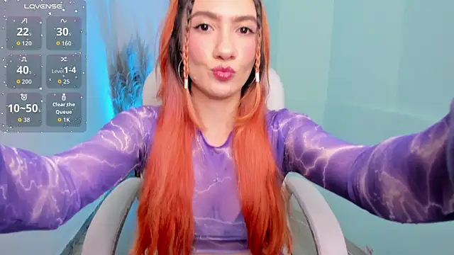 Snapshot of VioletSky1 chatting on February 2026 06:10:02 AM VioletSky1 online show from February 2026 06:10:02 AM