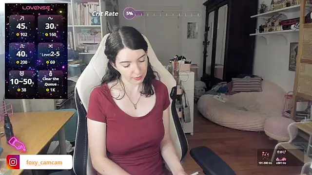 Foxy c online show from July 2026 08:35:01 PM