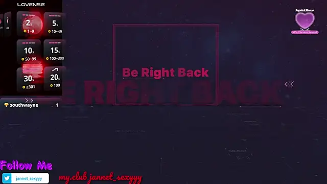 Snapshot of JannetPie chatting on October 2025 08:05:01 PM JannetPie online show from October 2025 08:05:01 PM