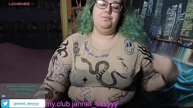 JannetPie online show from February 2026 12:55:01 PM