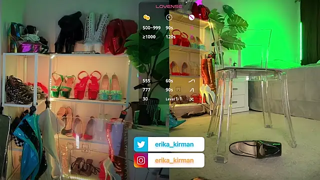 Erika Kirman online show from December 2025 04:45:01 PM