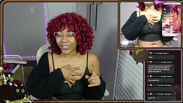 Snapshot of Cheybaaee chatting on November 2025 02:45:02 AM Cheybaaee online show from November 2025 02:45:02 AM