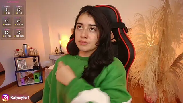 Snapshot of KallyMyller1 chatting on January 2025 07:24:01 PM KallyMyller1 online show from January 2025 07:24:01 PM