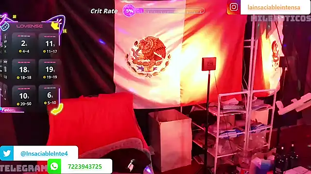 Snapshot of LaInsaciableIntensa chatting on October 2025 02:08:02 AM LaInsaciableIntensa online show from October 2025 02:08:02 AM