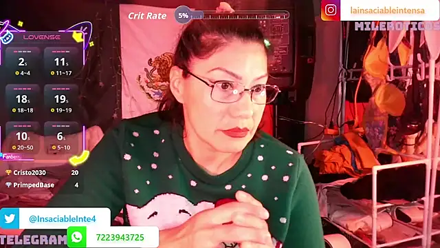 LaInsaciableIntensa online show from April 2026 02:16:01 AM