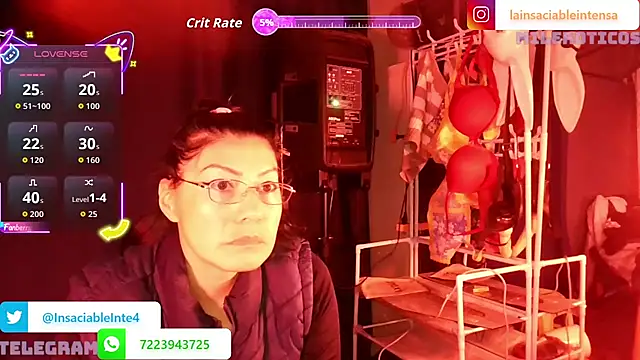 LaInsaciableIntensa online show from April 2026 01:50:01 AM