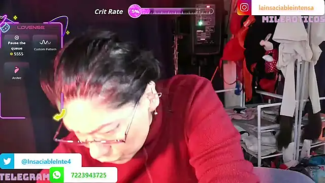 LaInsaciableIntensa online show from July 2026 09:29:02 PM
