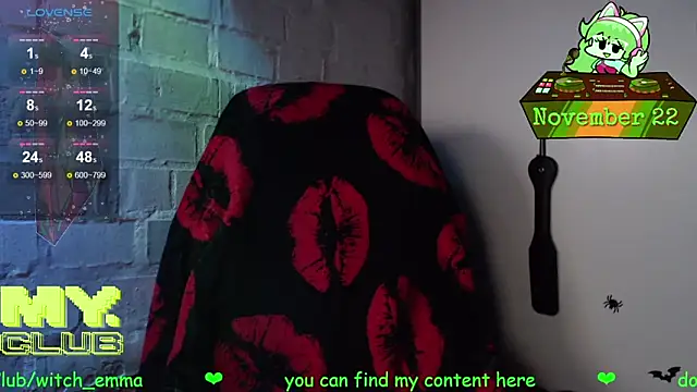 Witch Emma online show from November 2025 08:35:01 AM