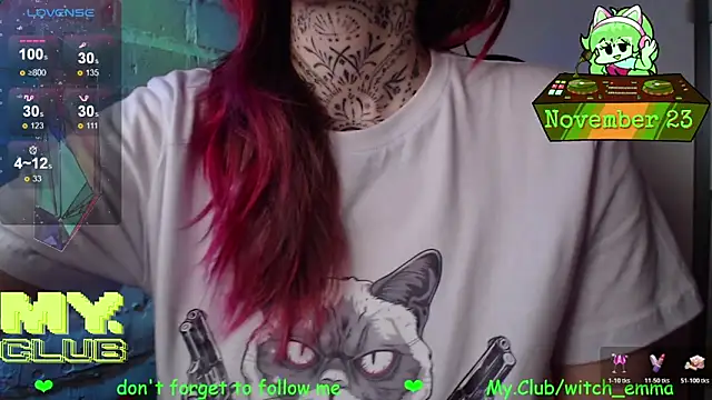 Witch Emma online show from November 2025 06:41:02 PM