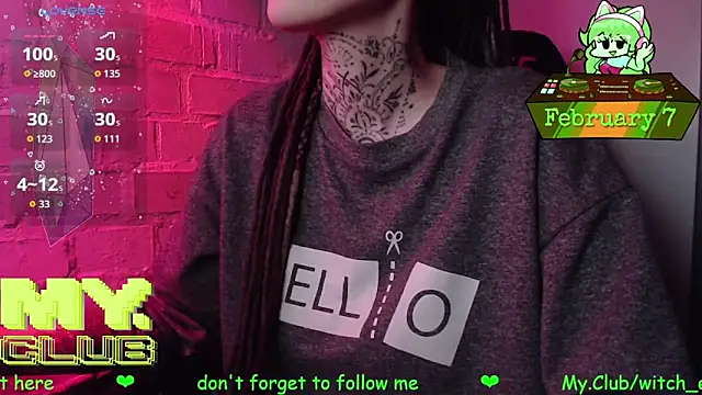 Witch Emma online show from February 2026 07:06:02 PM