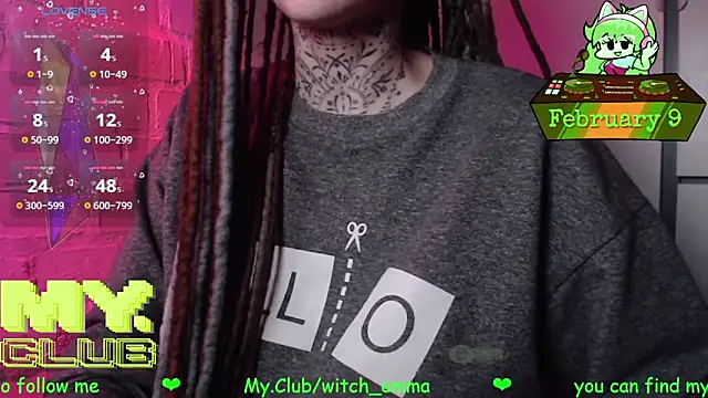 Witch Emma online show from February 2026 07:29:02 PM