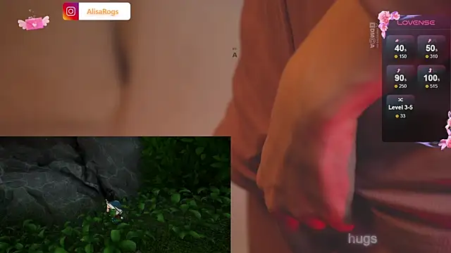 Snapshot of AlisaRogs chatting on March 2025 12:36:01 AM AlisaRogs online show from March 2025 12:36:01 AM