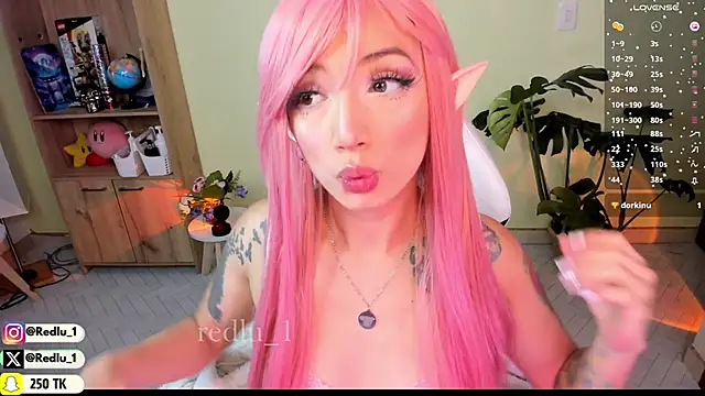 Snapshot of Redlu_1 chatting on February 2025 11:42:02 AM Redlu 1 online show from February 2025 11:42:02 AM