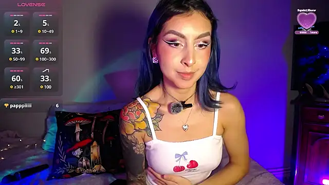 Cinamoonn online show from January 2025 04:35:01 PM