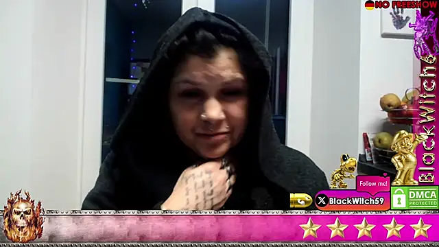 Snapshot of BlackWitch6 chatting on February 2026 07:34:02 PM BlackWitch6 online show from February 2026 07:34:02 PM