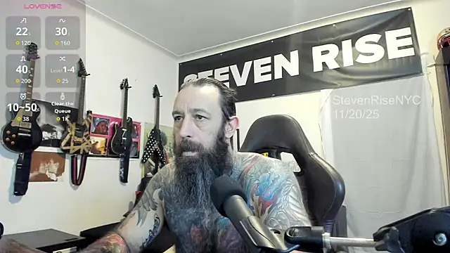StevenRiseNYC online show from November 2025 01:55:01 PM